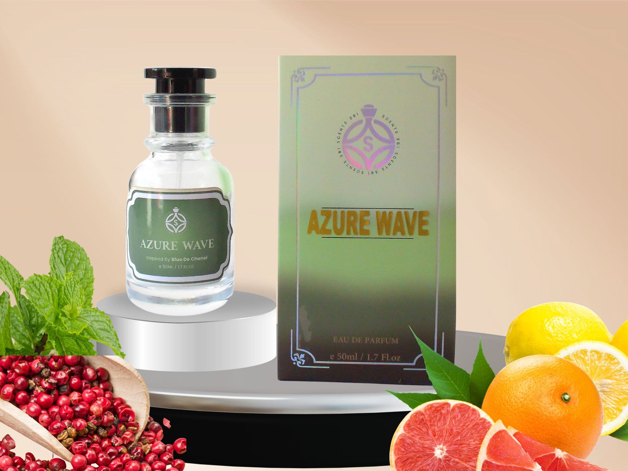 Azure Wave:- Inspired By Bleu de Chanel